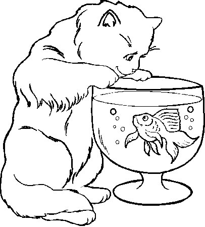 406x449 Funny Cat Coloring Pages Funny Cat Coloring Pages Coloring Pages