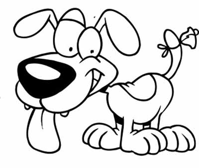 400x337 Puppy Coloring Pages For Puppy Lovers And Creative Kids
