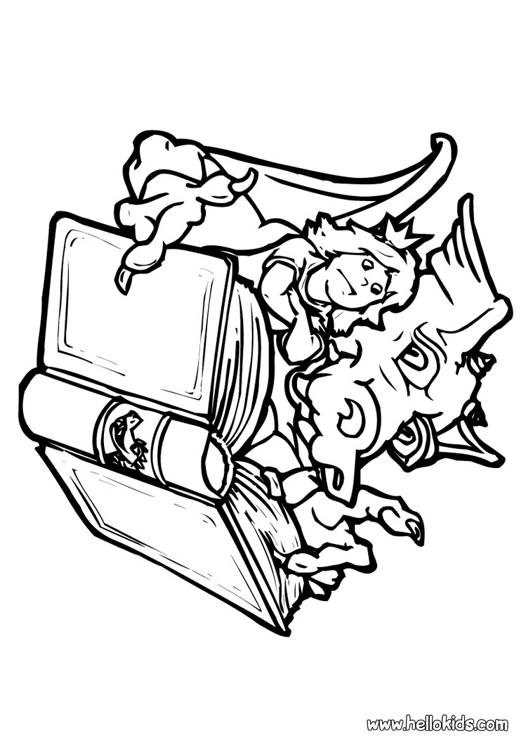 749x1060 Dragon Coloring Pages