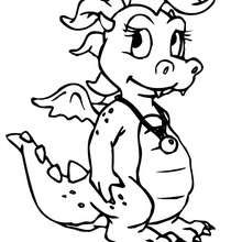 220x220 Scary Dragon Coloring Pages