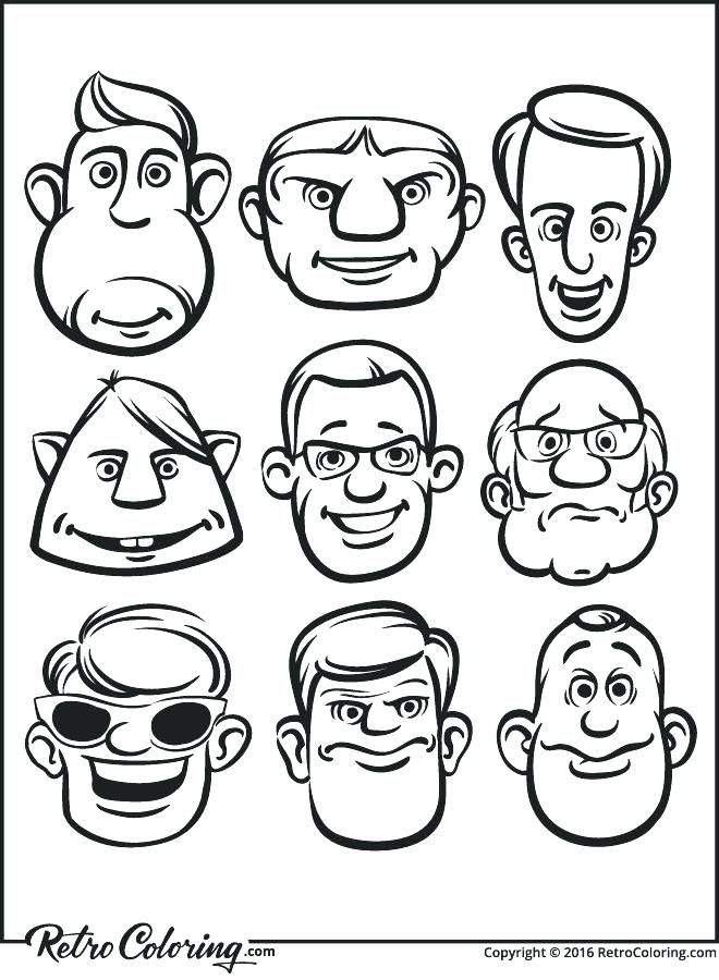 660x900 Two Face Coloring Pages Funny Faces Coloring Pages Two Face Funny