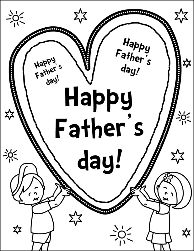 618x800 Happy Fathers Day Coloring Pages Sheets Free Download
