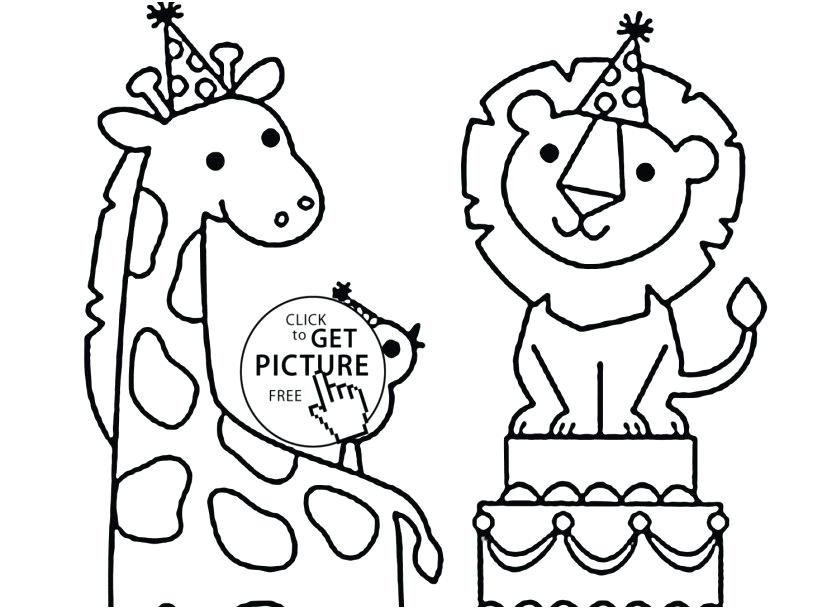 827x609 Coloring Page Birthday Card Happy Birthday Color Page Coloring