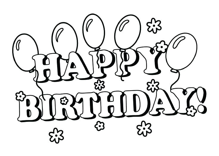 Funny Happy Birthday Coloring Pages at GetDrawings | Free download