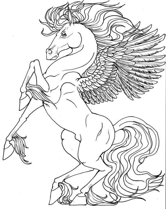 636x799 Pegasus Unicorn Coloring Pages More Catholic School Girls Funny