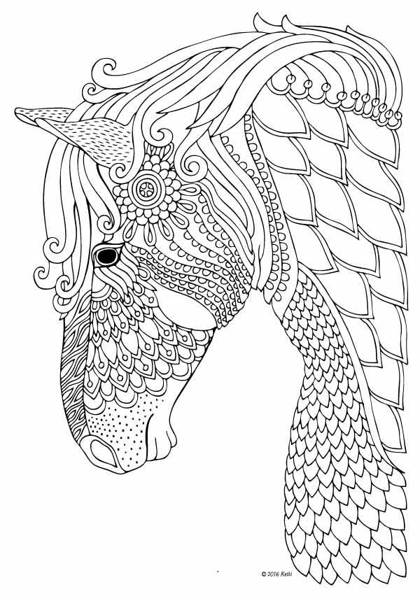 600x849 Horse Coloring Pages For Adults Unique Horse Coloring Pages