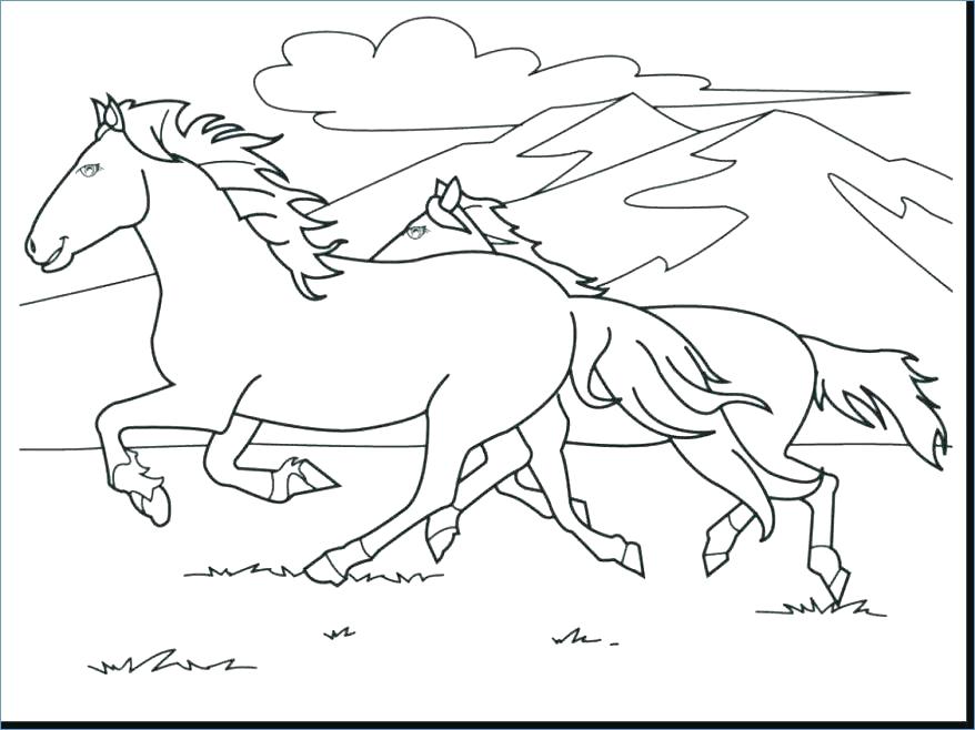 878x658 Barbie Horse Coloring Pages Horse Coloring Sheet Smiling Horse