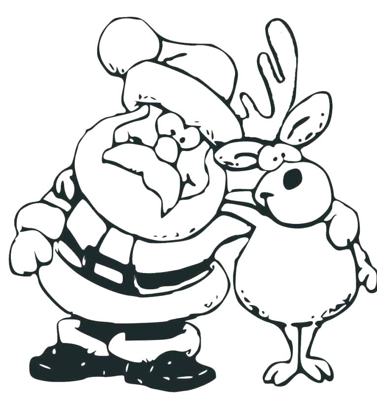 765x811 Funny Christmas Coloring Pages Funny Coloring Pages For Adults