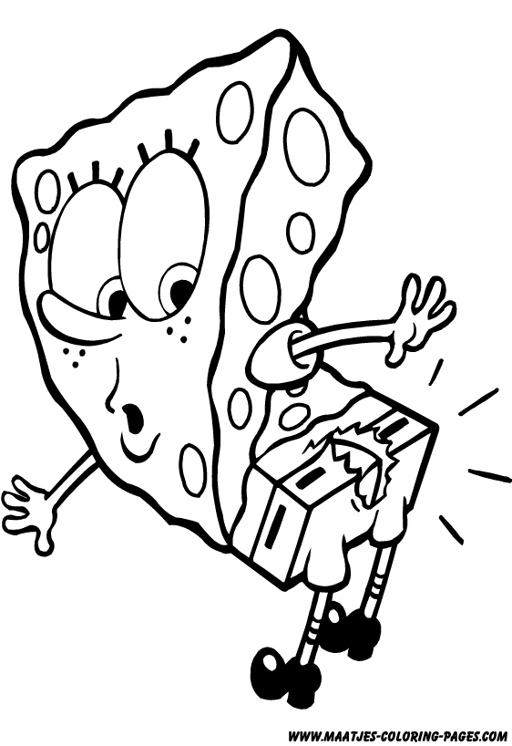 562x818 Spongebob Coloring Pages Coloring Page