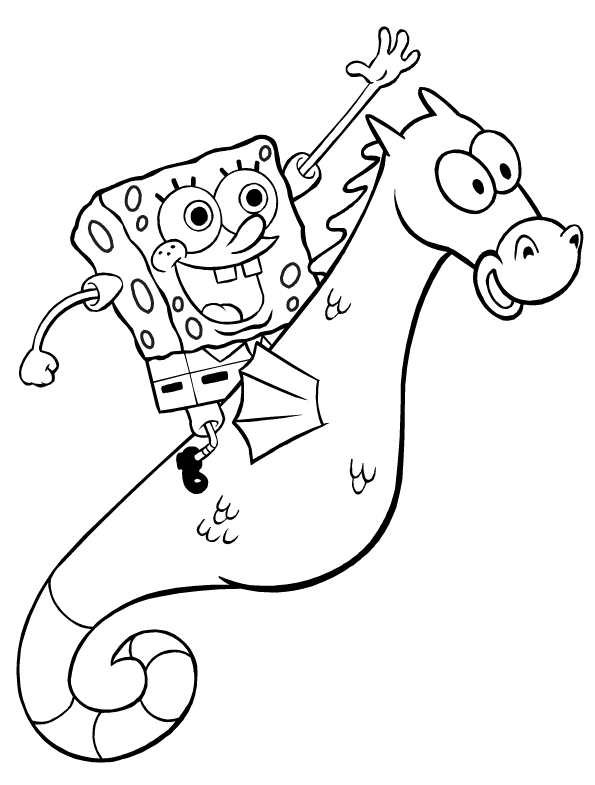595x785 Spongebob Coloring Pages The Sun Flower Pages