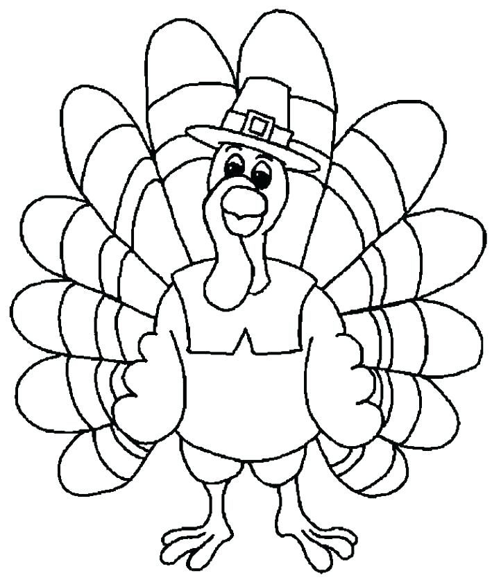 709x836 Turkey Coloring Pages Preschoolers Turkey Coloring Pages