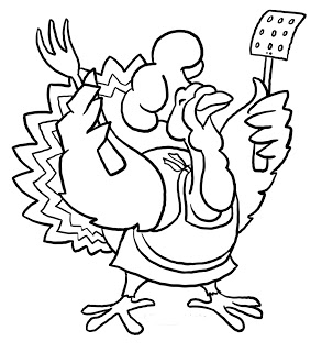 293x320 Funny Thanksgiving Turkey Coloring Pages Coloring Pages Online