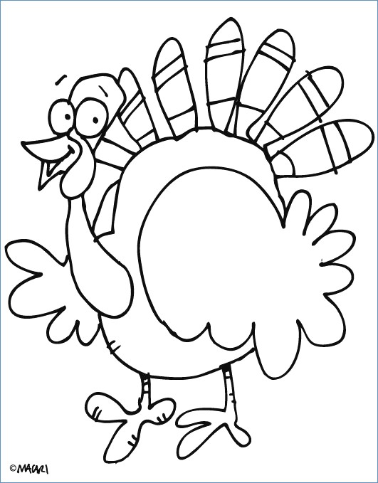 531x679 Funny Turkey Thanksgiving Coloring Pages