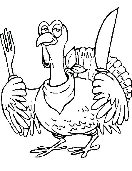 449x580 Turkey Coloring Book