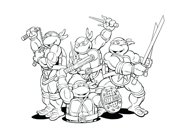 736x535 Free Ninja Turtle Coloring Pages Ninja Turtles Free Printable