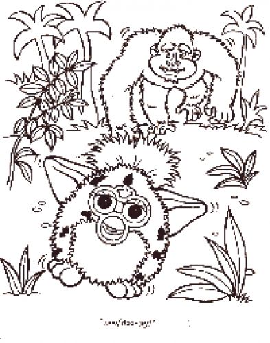 393x500 Furby Coloring Pages Jueves, Diciembre Furby