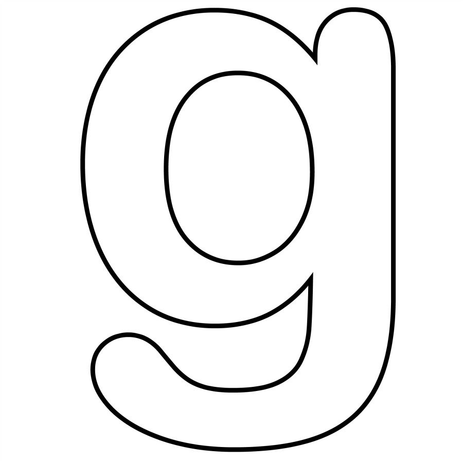 900x900 Letter G Coloring Pages And Pictures To Color