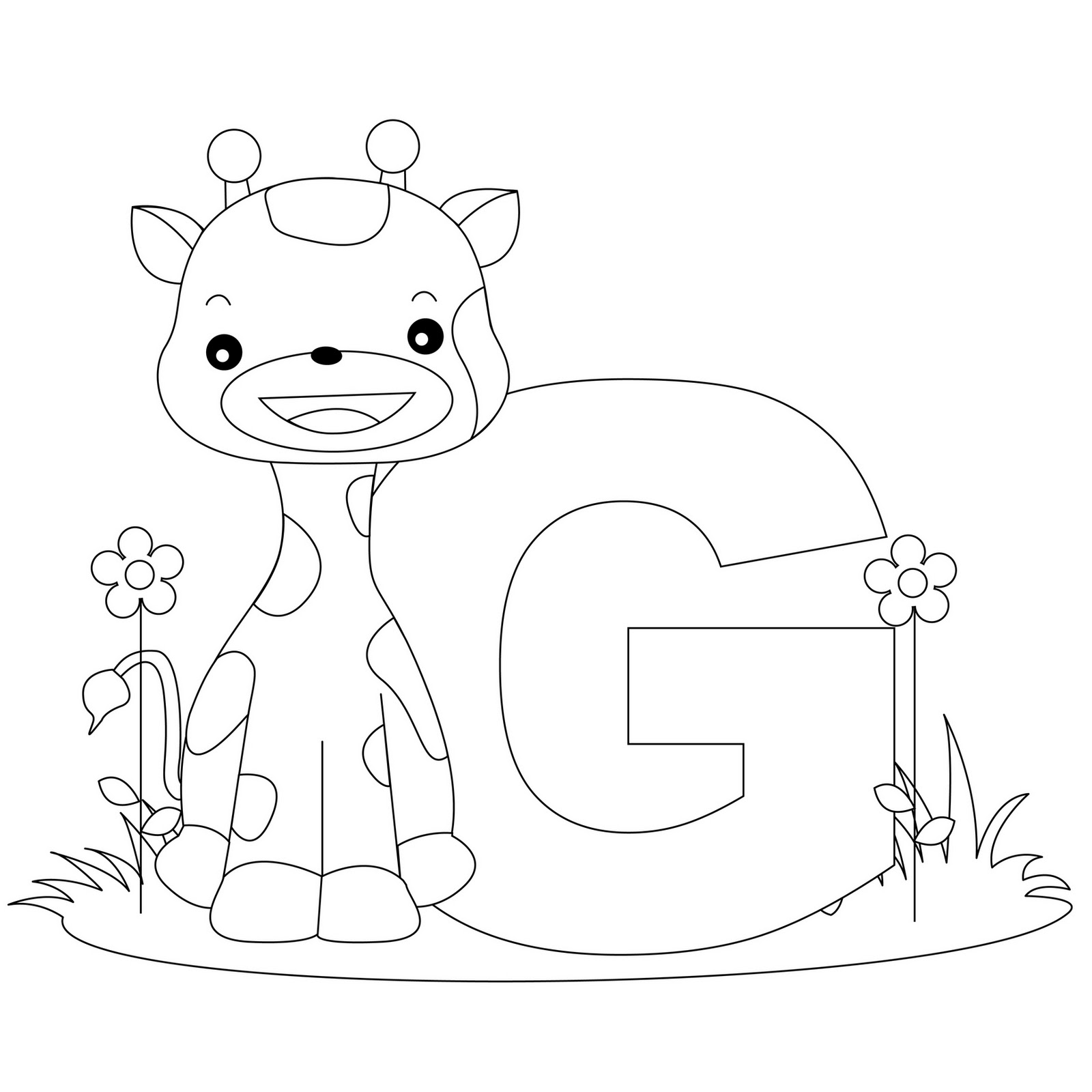 1600x1600 Letter G Coloring Pages Preschool Printable Coloring Pages