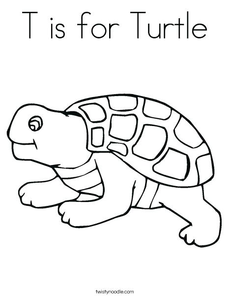 468x605 Tortoise Coloring Page Tortoise Coloring Page T Is For Turtle