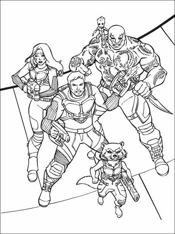 568x758 Guardians Of The Galaxy Coloring Pages Unique Florida Coloring