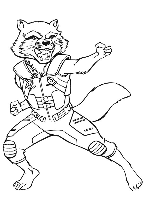 567x794 Guardians Of The Galaxy Coloring Pages To Download And Print For Free