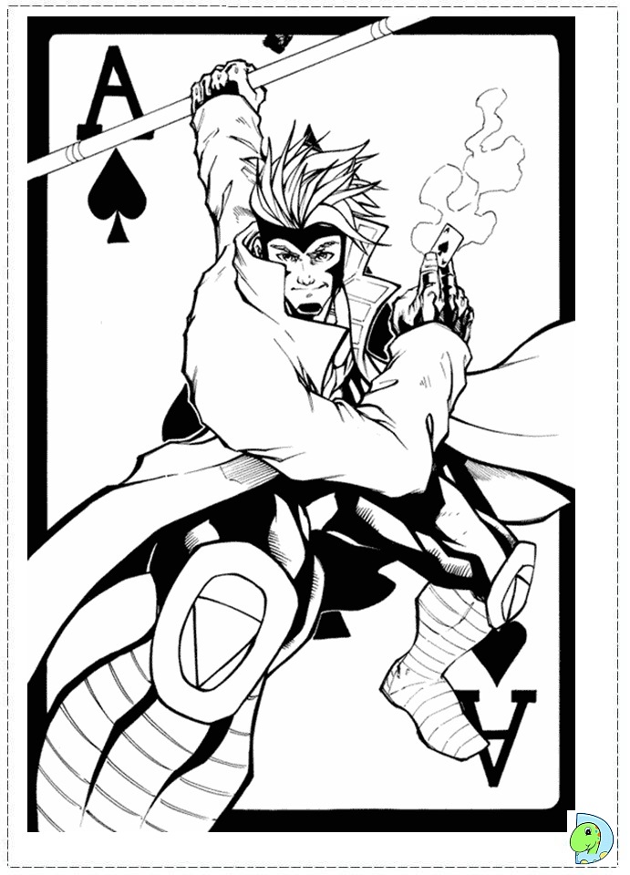 691x960 X Men Coloring Pages