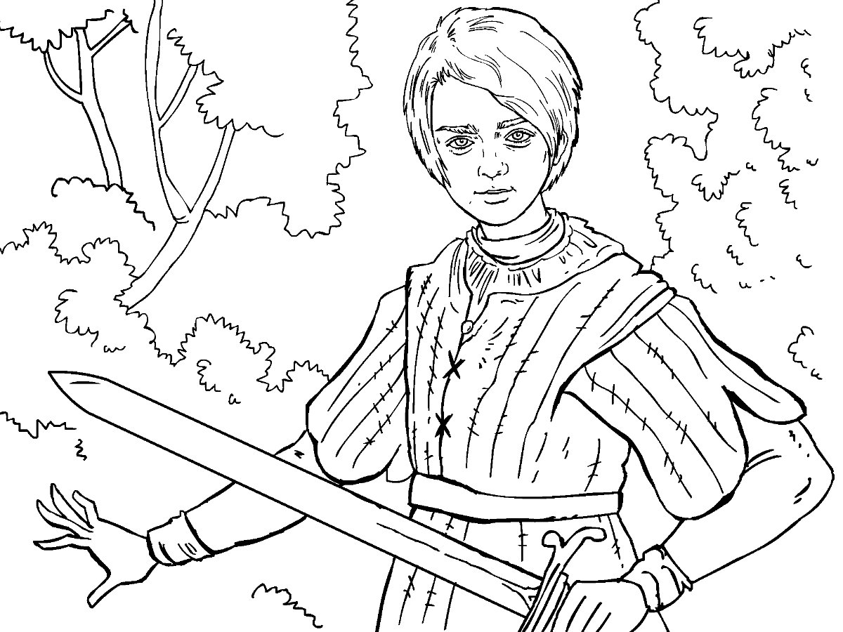 1200x900 Game Of Thrones Colouring In Page