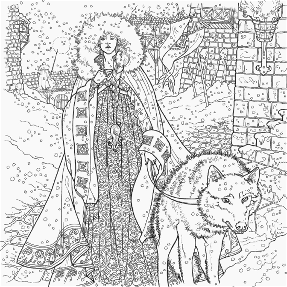 1001x1001 Color Book And Game Of Thrones