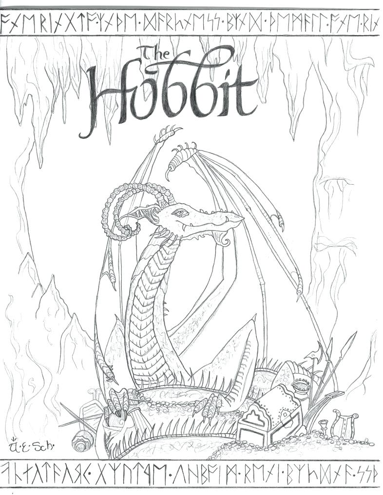 786x1016 Hobbit Coloring Pages