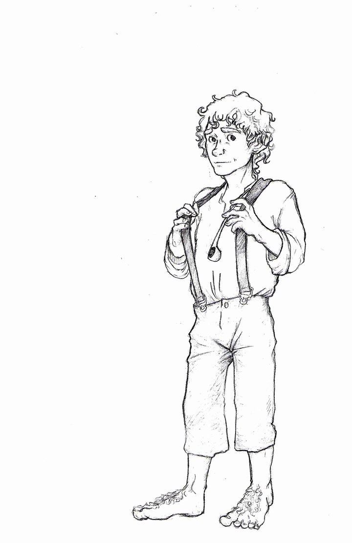 720x1110 Nice Hobbit Coloring Pages Composition