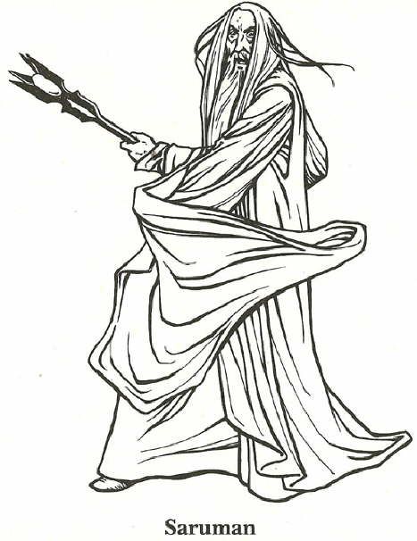 467x606 Coloriage Lord Of The Rings