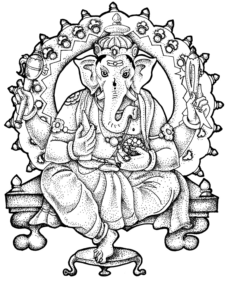 800x988 Ganesh Printable Coloring Pages Coloring Pages