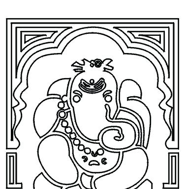 376x385 Lord Coloring Pages Kids Network Lord Ganesh Colouring Sheets