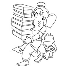 Ganesha Coloring Pages