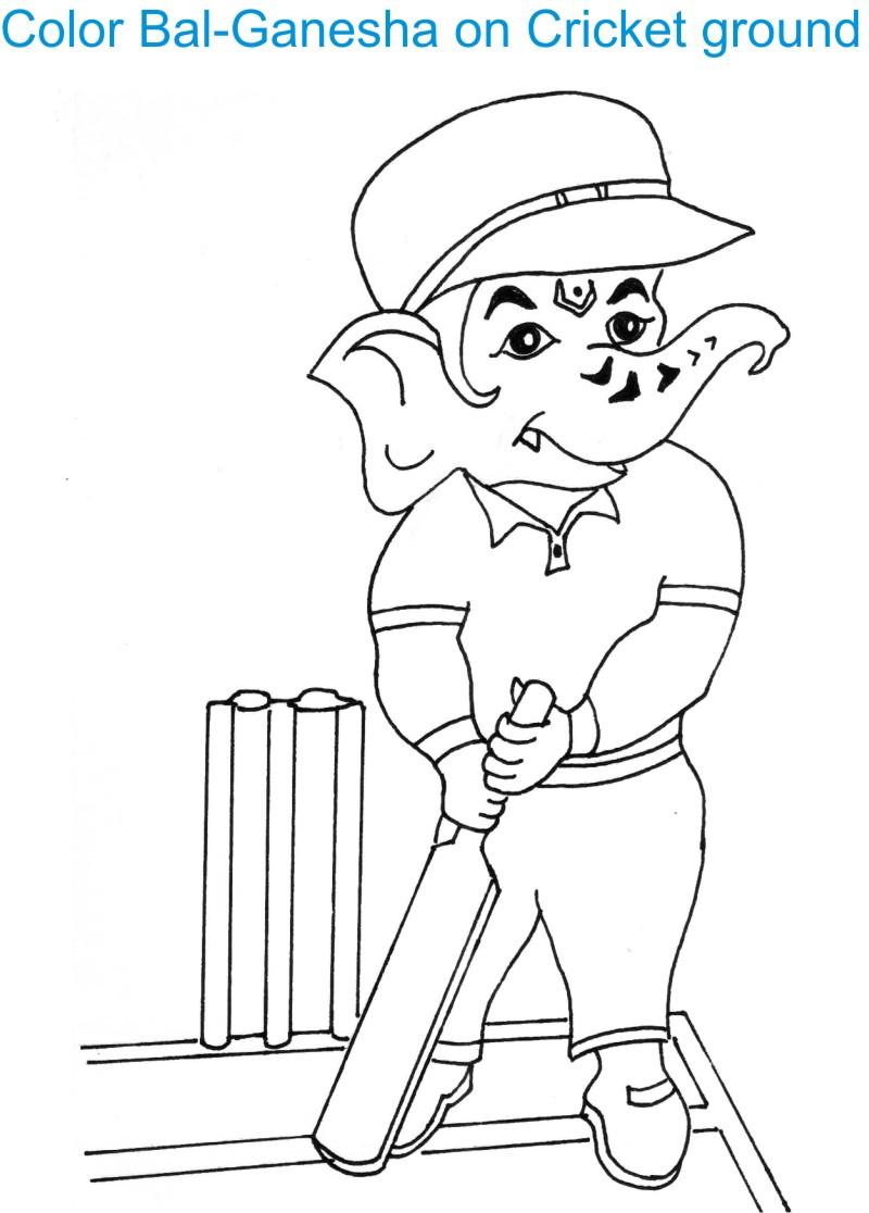 800x1116 Ganesh Chaturthi Coloring Page For Kids