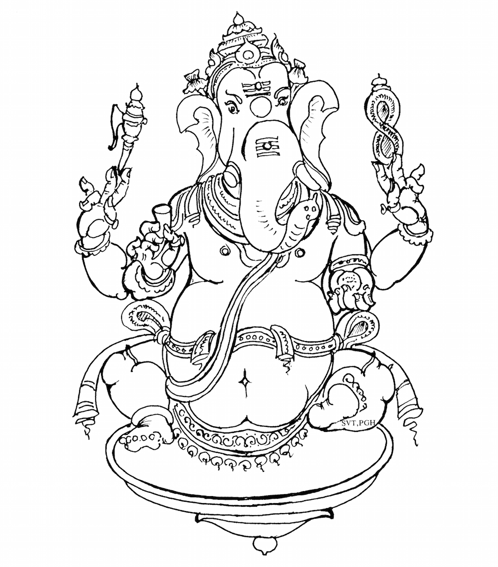 1000x1137 Venkateshwara Temple Coloring Pages Arun Shanbhag