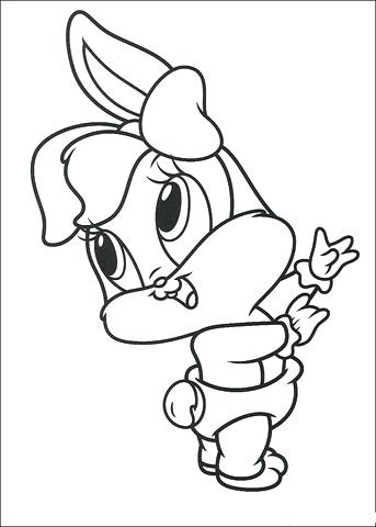 343x480 Lola Bunny Coloring Pages Bunny Coloring Page Baby Bugs Bunny
