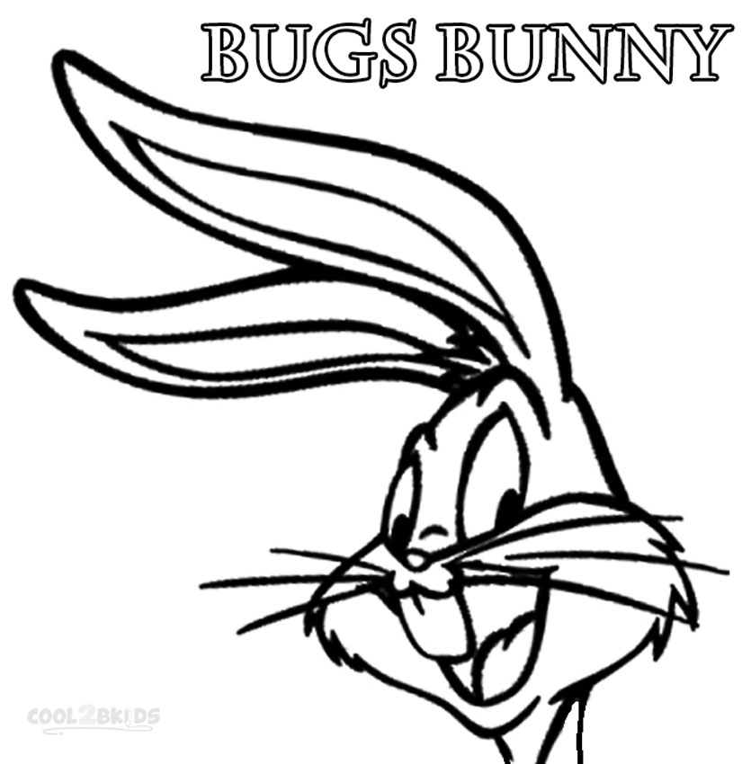 825x850 Printable Bugs Bunny Coloring Pages For Kids