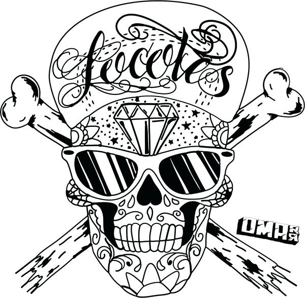 600x587 Gangster Coloring Pages