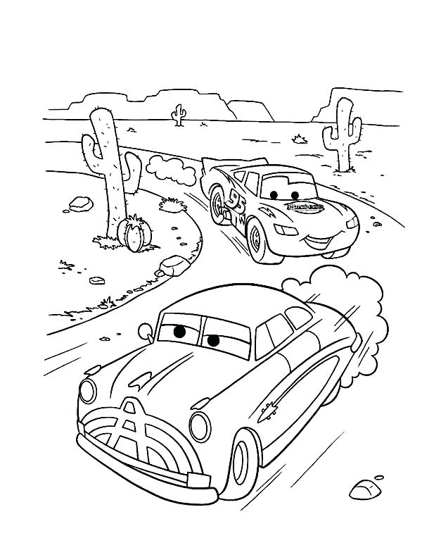 600x781 Disney Cars Coloring Page Cars Car In The Garage Coloring Page