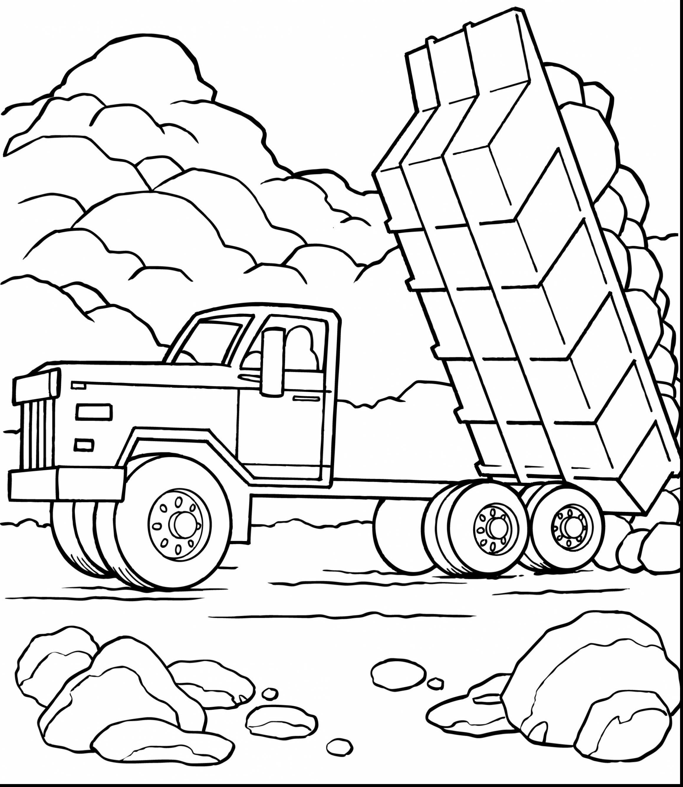 2317x2668 Printable Cool Garbage Truck Coloring Page For Kids Transportation