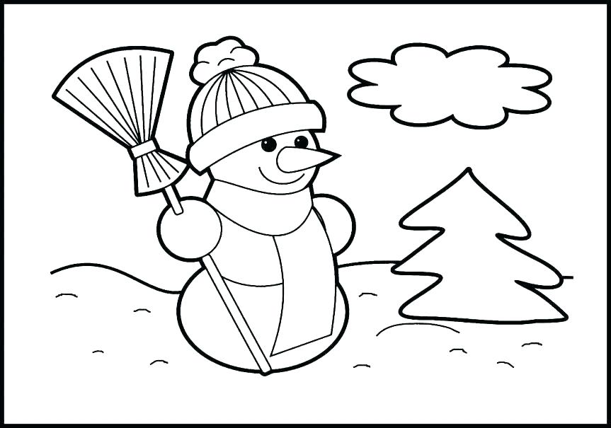 863x605 Coloring Page Snowman Watering Can Coloring Page Can Coloring Page