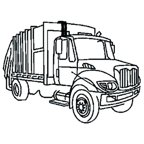 600x600 Free Printable Dump Truck Coloring Pages