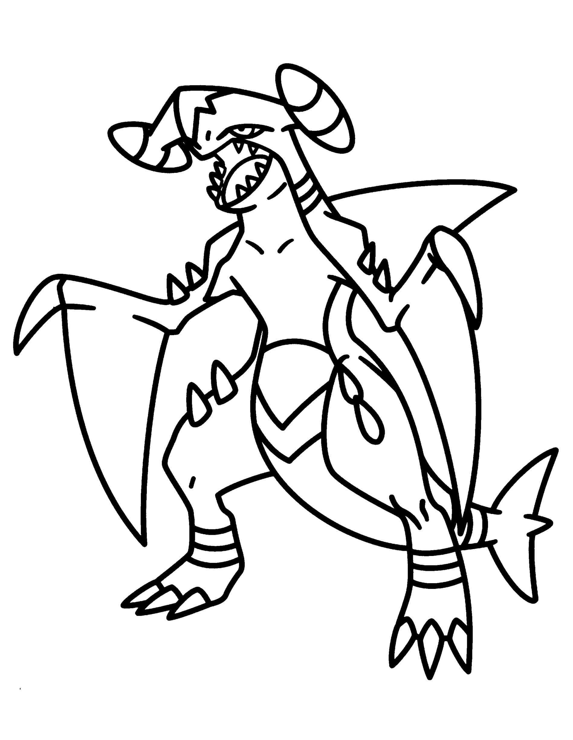1896x2449 Pokemon Coloring Pages Garchomp New Pokemon Coloring Book Online