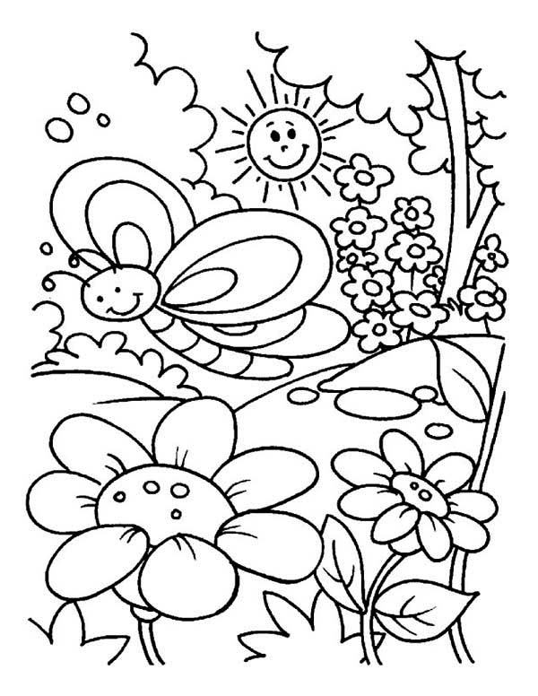 600x776 Garden Coloring Pages Selection Free Coloring Pages