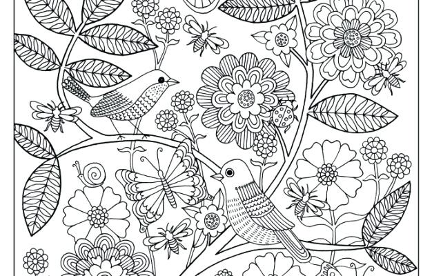 626x400 Garden Coloring Pages Printable Garden Coloring Pages Colouring