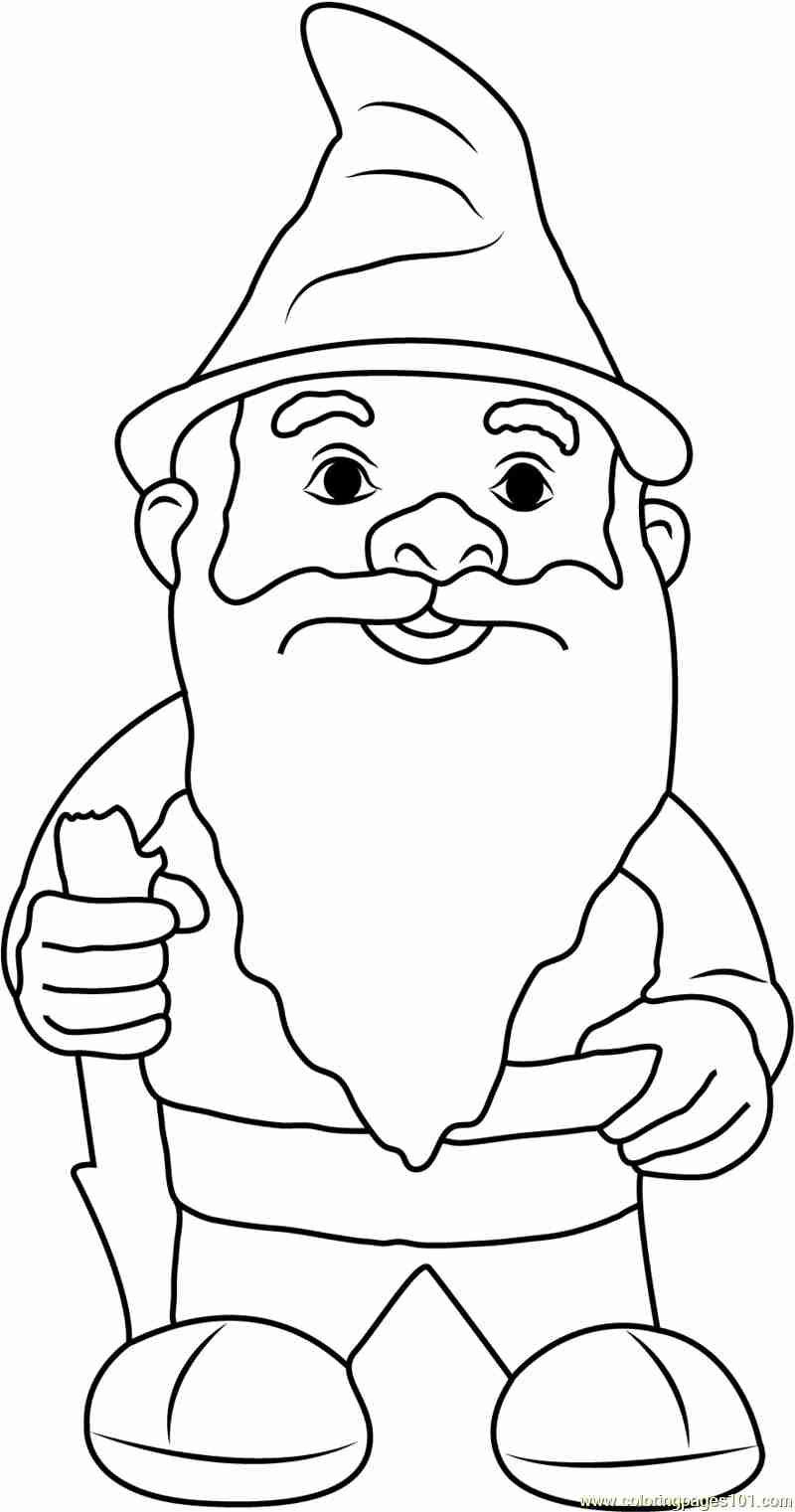 800x1521 Garden Gnome Coloring Pages Ebcs Incredible Olegratiy