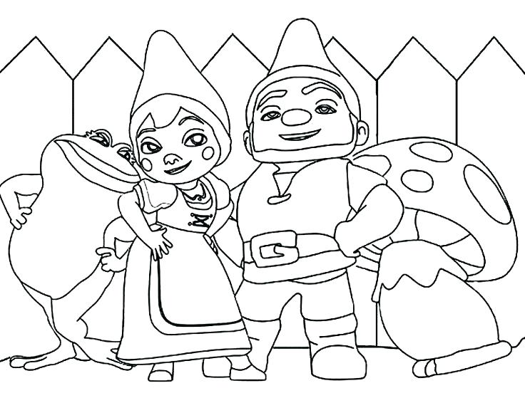 736x552 Garden Gnome Coloring Pages Garden Gnome Colouring Pages