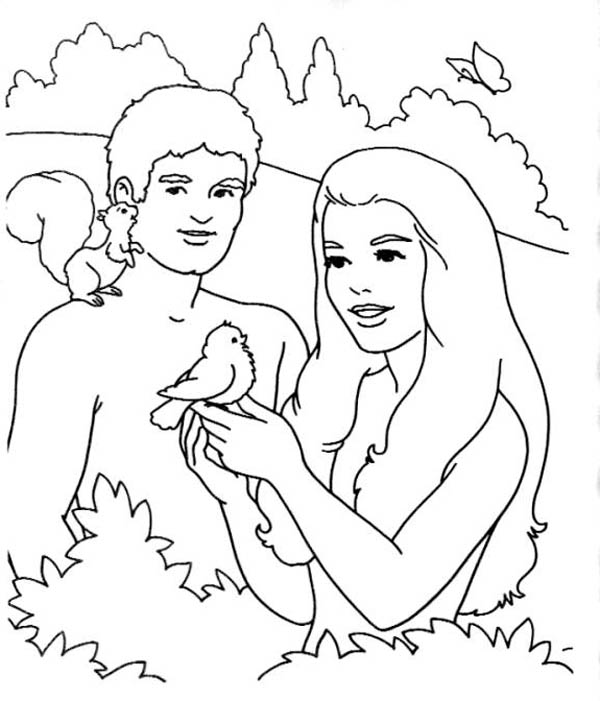 600x701 Garden Of Eden Is Trees Of The Garden Coloring Page