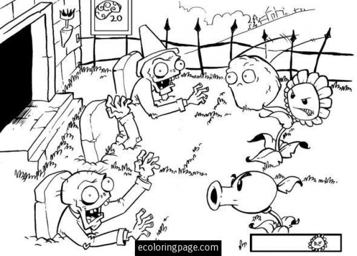 730x525 Plants Vs Zombies Free Coloring Sheet Online Fun Coloring Pages